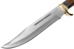 Rough Ryder Stacked Leather Bowie RR2006 Fixed Knife -Morakniv Knives Sale RY2006 03 rough ryder