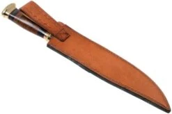 Rough Ryder Stacked Leather Bowie RR2006 Fixed Knife -Morakniv Knives Sale RY2006 07 rough ryder