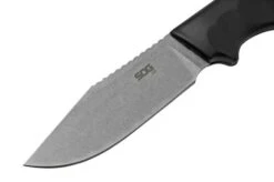 SOG Ace Stonewashed, Black Sheath ACE1001-CP Fixed Knife -Morakniv Knives Sale SOG ACE1001 CP 03 sog