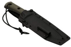 TRC Knives Apocalypse Apo Finish Elmax Green Canvas Micarta, Survival Knife -Morakniv Knives Sale TI AP AP MICGN 06 trc