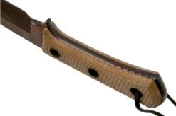 TRC Knives Apocalypse, Elmax Apocalypse Finish 2022 Biohazard Edition, Natural Canvas Micarta, Survival Knife -Morakniv Knives Sale TI AP NM APO 04 trc knives