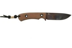 TRC Knives K-1s Sprint Run 2022, Elmax Apocalypse Finish, Natural Canvas Micarta, Fixed Knife -Morakniv Knives Sale TI K1S NM APO 02 trc