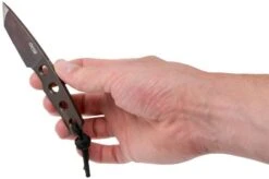 TRC Knives Mini Tanto, M390 Apocalyptic Finish, Neck Knife -Morakniv Knives Sale TI MTA 05 trc knives