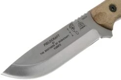 TOPS Knives B.O.B. Fieldcraft 154CM Green Canvas Micarta BROS-154-GCM Bushcraft Knife -Morakniv Knives Sale TK BROS 154 GCM 03 tops knives