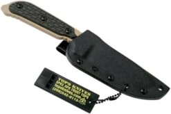 TOPS Knives TOPS Mil-SPIE Elite Black Canvas Micarta MIL3-ELITE Survival Knife -Morakniv Knives Sale TK MIL3 ELITE 07 tops knives