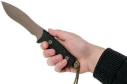 Spartan Blades Ronin Shinto, FDE Blade, Black Handle, Outdoor Knife -Morakniv Knives Sale USSB47DEBKNLTN 06 spartan blades