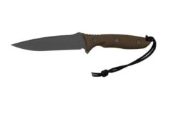 Spartan Blades Moros SB53BKGRNLBK Black, Green Micarta, Molle-Black Sheath, Survival Knife