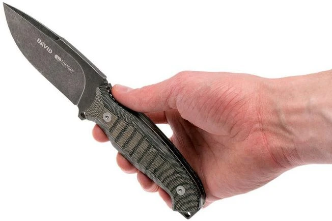 Viper David Evolution 4002ECB D2, Black Micarta, Fixed Knife 7 Viper David Evolution 4002ECB D2, Black Micarta, Fixed Knife - Image 7