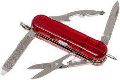 Victorinox Midnite Manager, Swiss Pocket Knife, Transparant Red -Morakniv Knives Sale VT0 6366 T 02 victorinox vt0 6366 t 02