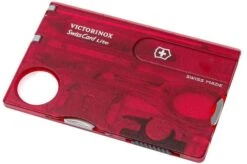 Victorinox SwissCard Lite Translucent Red 0.7300.T