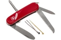 Victorinox Junior 09, Swiss Pocket Knife, Red