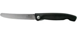 Victorinox SwissClassic Foldable Vegetable Knife Serrated Black, 6.7833.FB