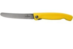 Victorinox SwissClassic Foldable Vegetable Knife Yellow Serrated, 6.7836.F8B
