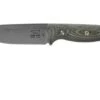 White River Knives Ursus 45 Black & OD Green Linen Micarta Bushcraft Knife