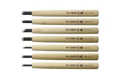 Yoshiharu Y-7 Mitomoto Japanese Wood Carving Knives, Set Of 7